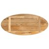 vidaXL Bordplate 80x40x3,8 cm oval heltre mango