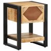 vidaXL Nattbord 35x34x45 cm grovt heltre mangotre