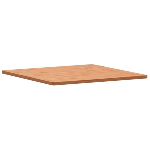vidaXL Bordplate 90x90x2,5 cm firkantet heltre b&oslash;ketre