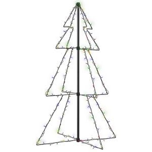vidaXL Juletrekjegle 160 LED innend&oslash;rs og utend&oslash;rs 78x120 cm
