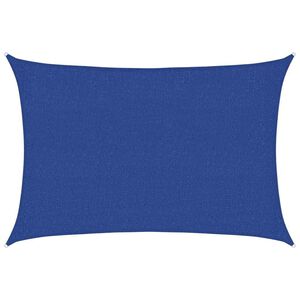 vidaXL Solseil 160 g/m&sup2; bl&aring; 2x2,5 m HDPE