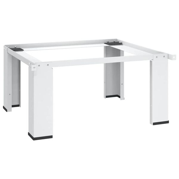vidaXL Vaskemaskin sokkel hvit