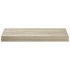 vidaXL Flytende vegghyller 4 stk eik 50x23x3,8 cm MDF