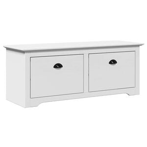 vidaXL Gangbenk BODO hvit 114x40x45 cm