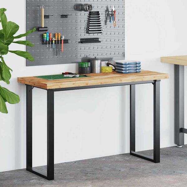 vidaXL Bordplate ubehandlet 120x60x4 cm heltre akasie