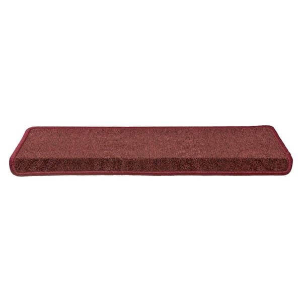 vidaXL Trappematter 30 stk 65x21x4 cm bordeaux rektangul&aelig;r kant