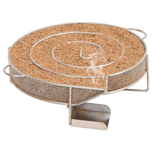 vidaXL Kaldr&oslash;ykgenerator rund 19,5 cm rustfritt st&aring;l