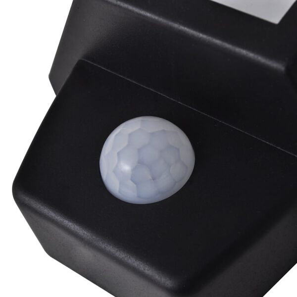 Soldreven vegglampe med bevegelsessensor 2 stk