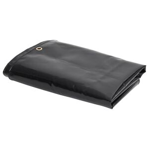 vidaXL Presenninger Svart 4 x 5 m Lerret med PVC-belegg