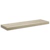 vidaXL Flytende vegghyller 2 stk eik 80x23,5x3,8 cm MDF
