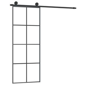 vidaXL Skyved&oslash;r med monteringssett 76x205 cm ESG glass og aluminium