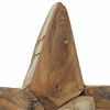 vidaXL Juletre Stjerne Brun 30 x 5 x 45 cm Massivt Teaktre
