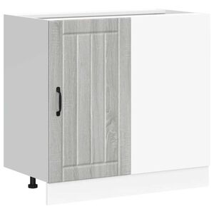 vidaXL Kjøkkenskap Lucca grå sonoma eik konstruert tre