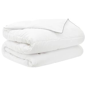 vidaXL Sommerdyne 200 x 220 cm Sommer 150 gsm Bambusfiber Hvit