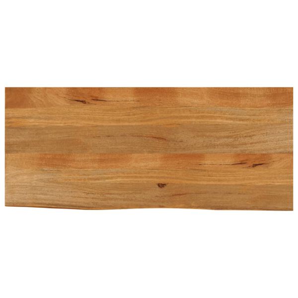 vidaXL Bordplate 140x60x3,8 cm naturlig kant heltre mango