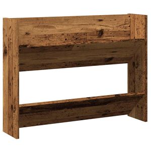 vidaXL Veggmontert skohylle gammelt tre 80x18x60 cm konstruert tre