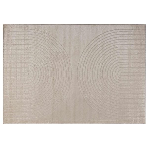vidaXL Omr&aring;detepper Rektangul&aelig;r Beige 170 x 120 cm