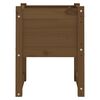 vidaXL Plantekasser 2 stk honningbrun 40x40x52,5 cm heltre furu