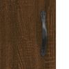 vidaXL Highboard brun eik 69,5x34x180 cm konstruert tre