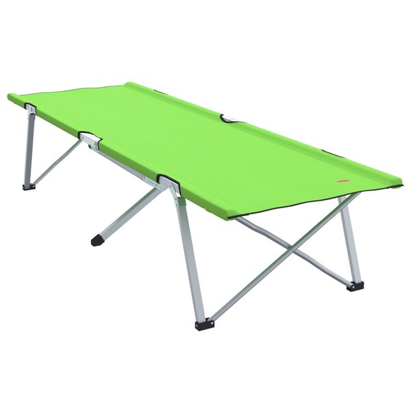 vidaXL Sammenleggbar camping seng grønn 194 x 62.5 x 42.5 cm