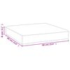 vidaXL Pallepute flerfarget 60x60x8 cm oxfordstoff
