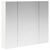 vidaXL Baderomsspeilskap Hvit 80 x 14.5 x 70 cm Konstruert tre