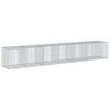 vidaXL Gabionkurv med deksel 650x100x100 cm galvanisert jern