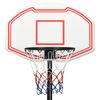 vidaXL Basketballstativ hvit 237-307 cm polyeten
