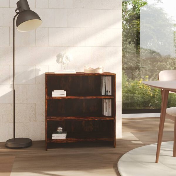 vidaXL Skjenk r&oslash;kt eik 70x40,5x75 cm konstruert tre