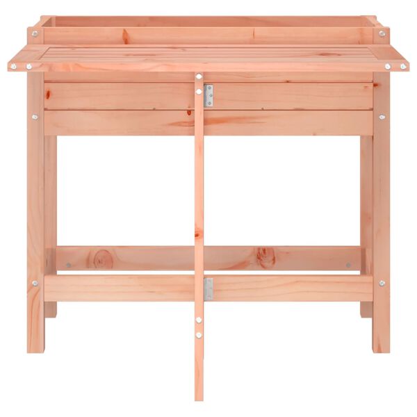 vidaXL Plantekasse med foldbar bordplate heltre douglasgran