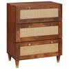 vidaXL Serviesskap Brun 60 x 33 x 75 cm Massiv mango tre