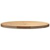 vidaXL Bordplate 80x40x4 cm oval heltre eik