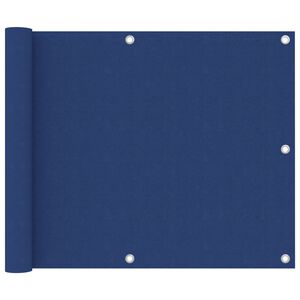 vidaXL Balkongskjerm bl&aring; 75x300 cm oxfordstoff