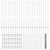 vidaXL Gjerde med stolpe s&oslash;lv 1,2 x 50 m St&aring;l