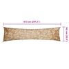 vidaXL Kamuflasjenett med oppbevaringspose 613x138 cm sand