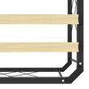 vidaXL Sengeramme svart metall 90x200 cm