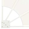 vidaXL Balkong privat skjerm Krem 160 x 160 cm stoff