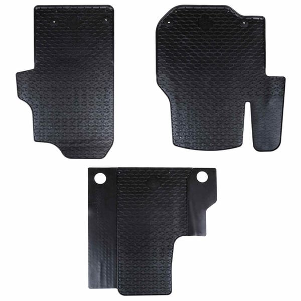 vidaXL Bilmatte 3 pcs Svart VW CRAFTER , TGE TPE