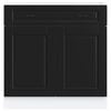 vidaXL Kjøkken underskap Porto svart konstruert tre
