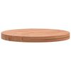 vidaXL Bordplate &Oslash;50x4 cm rund heltre b&oslash;ketre