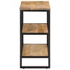 vidaXL Konsollbord 70x35x70 cm grovt heltre mangotre