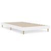 vidaXL Sengeramme hvit 90x190 cm konstruert tre