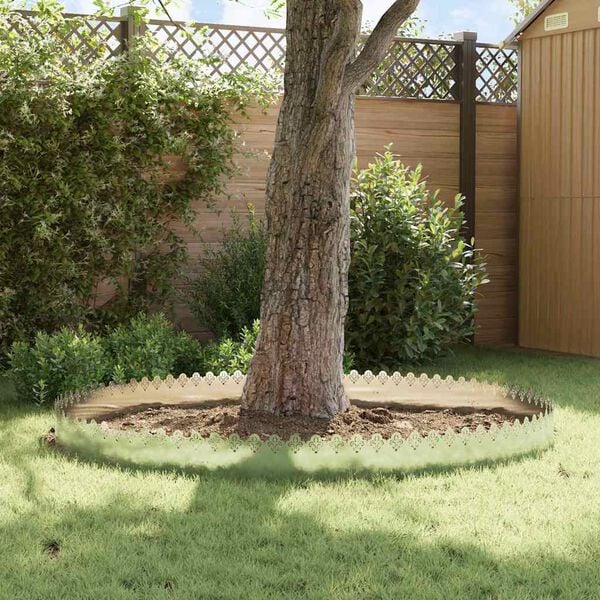 vidaXL Plenkanter 10 pcs s&oslash;lv 103 x 0,05 x 22 cm Rustfritt St&aring;l