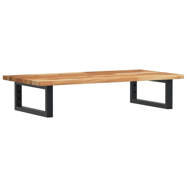 vidaXL Servanthylle veggmontert st&aring;l og heltre akasie