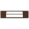 vidaXL Hengende TV-benk brun eik 100x30x26,5 cm konstruert tre