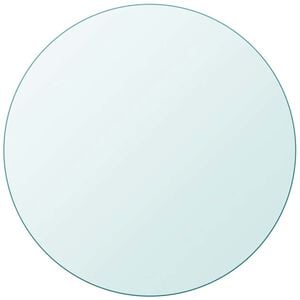 vidaXL Bordplate Herdet Glass Rund 400 mm