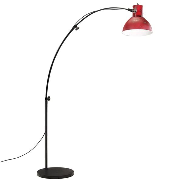 vidaXL Gulvlampe 25 W m&oslash;rker&oslash;d 150 cm E27