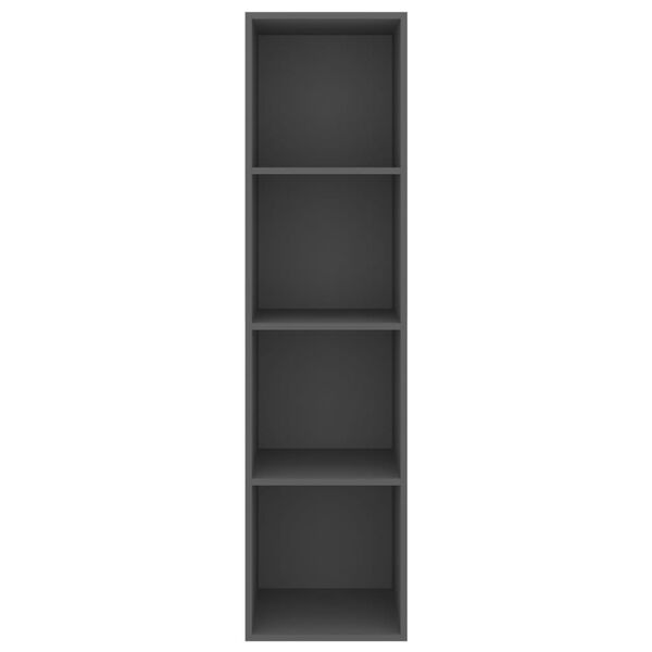 vidaXL Vegghengt TV-benk gr&aring; 37x37x142,5 cm sponplate