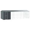 vidaXL Fuglebur Antrasitt 860 x 310 x 247 cm Galvanisert St&aring;l