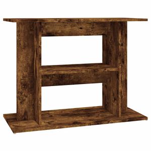 vidaXL Akvariestativ r&oslash;kt eik 80x35x60 cm konstruert tre